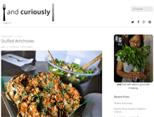 Tablet Screenshot of andcuriously.net